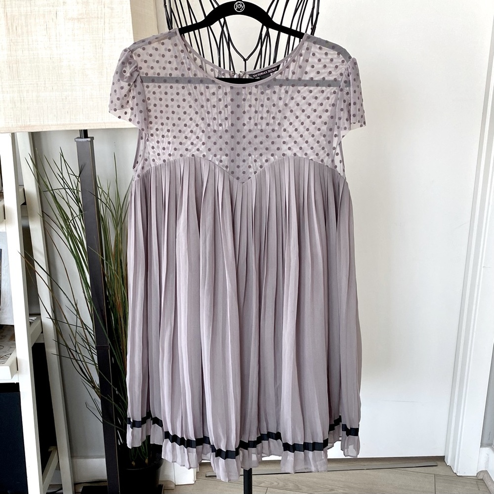 Victoria’s Secret Purple Sheer Pleated Dress